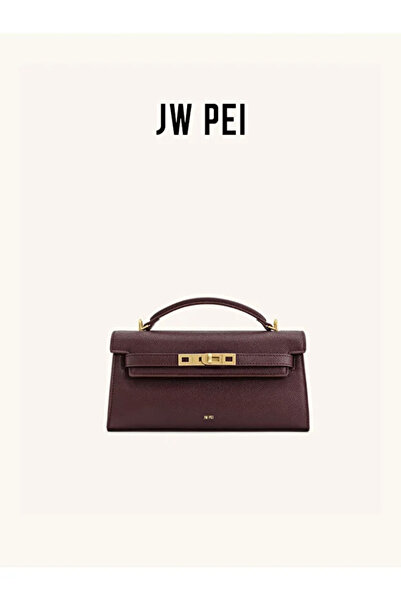 JW PEI Noor handbag, Kelly crocodile embossed bag, adjustable shoulder strap ...