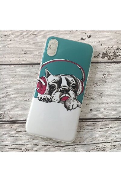 OEM Husa compatibila cu Apple iPhone X si XS Silicon Model Printed Dog Music