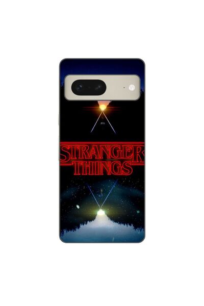 OEM Case compatible with Google Pixel 8 Silicone Gel Tpu Pattern Stranger Thi...