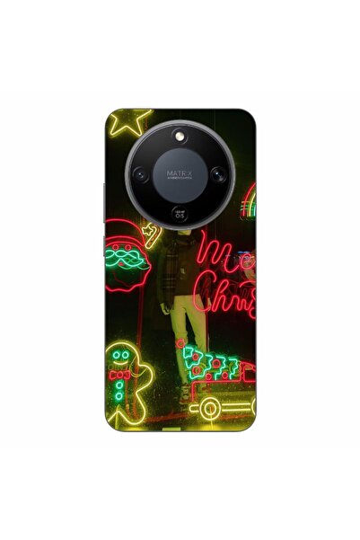 OEM Husa compatibila cu Honor Magic8 Lite Silicon Gel Tpu Model Craciun Vitri...