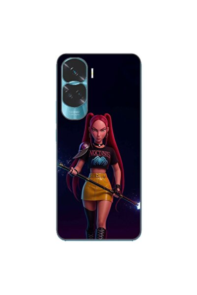 OEM Husa compatibila cu Honor 90 Lite 5G Silicon Gel Tpu Model KPop Demon Hun...