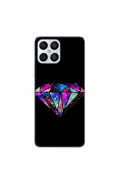 OEM Husa compatibila cu Honor X8 Silicon Gel Tpu Model Diamond Black