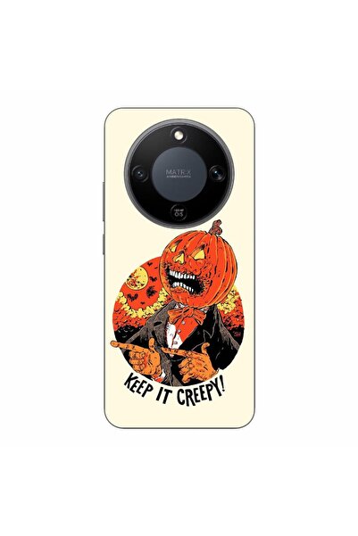 OEM Husa compatibila cu Honor Magic8 Lite Silicon Gel Tpu Model Halloween Kee...