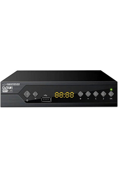 ESPERANZA DVB-T2 H.265/HEVC EV107R Mpeg-4 Ψηφιακός Δέκτης SD (480p) Συνδέσεις...