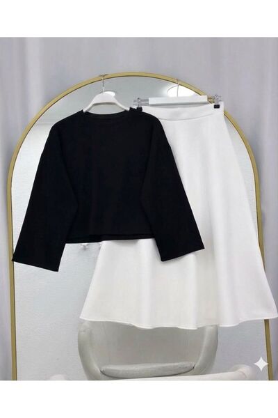 VOLT CLOTHİNG Osnovni set bluze i lepršave suknje