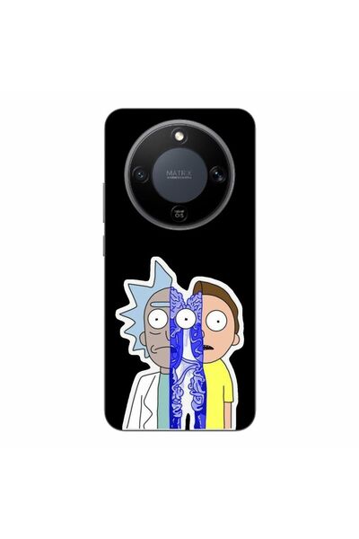 OEM Husa compatibila cu Honor Magic8 Lite Silicon Gel Tpu Model Rick And Mort...