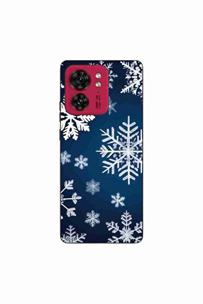 OEM Husa compatibila cu Motorola Edge 40 Silicon Gel Tpu Model Fulgi de Nea