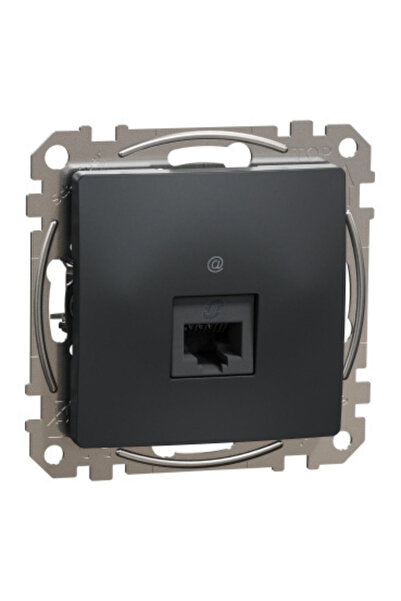 Schneider Electric Priza UTP RJ45 cat 5E Neagra antracit Sedna Design Schneid...