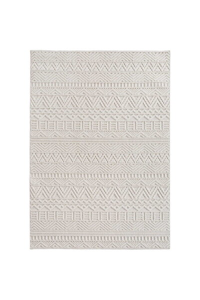 AYYILDIZ Covor modern, Helix Boho, 60 x 110 cm, Crem, Poliester, Oeko Tex Sta...