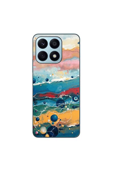 OEM Θήκη συμβατή με Honor X8a από σιλικόνη gel TPU με ζωγραφισμένο σχέδιο υδά...