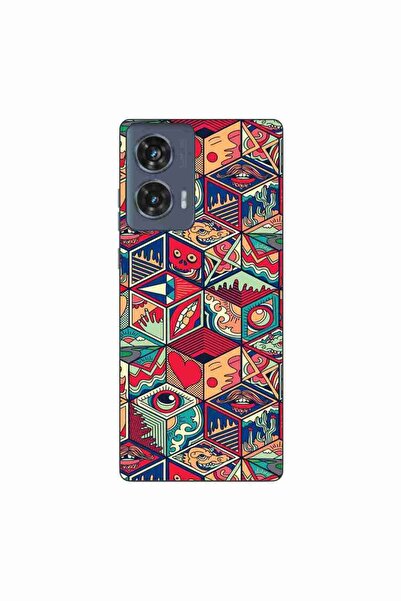 OEM Husa compatibila cu Motorola Edge 50 Fusion Silicon Gel Tpu Model Pop Art...