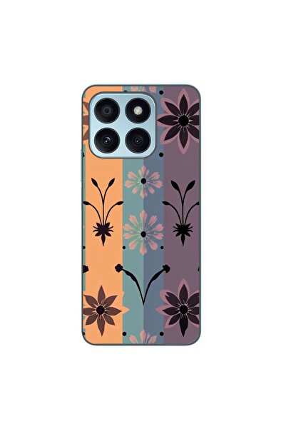 OEM Husa compatibila cu Honor X8b Silicon Gel Tpu Model Vintage Decal Flower