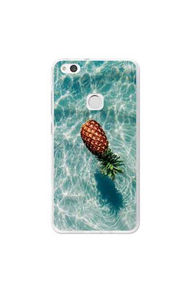 OEM Θήκη συμβατή με Huawei P10 Lite Σιλικόνης Gel TPU Σχέδιο Αιωρούμενο Ανανά