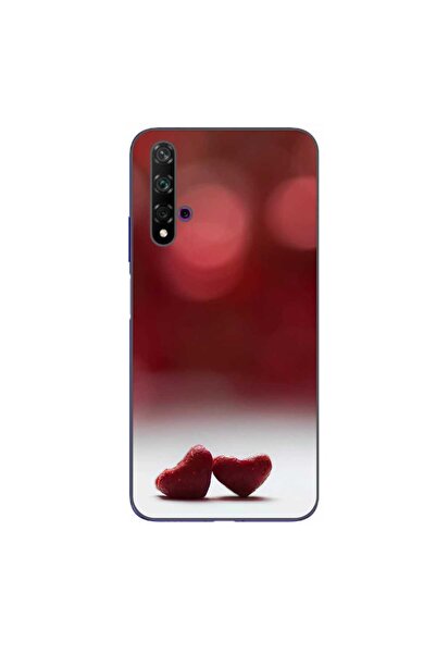 OEM Θήκη συμβατή με Huawei Nova 5T Σιλικόνης Gel TPU με σχέδιο Μικρά Καρδιές
