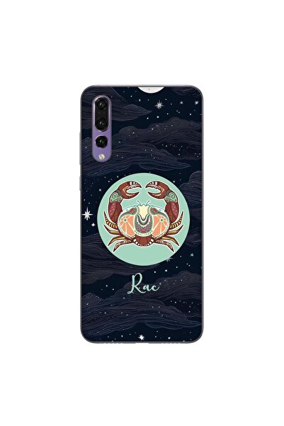 OEM Калъф, съвместим с Huawei P20 Pro, силиконов гел TPU, с шарка Хороскоп Рак