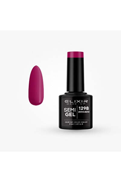 Elixir SEMIGEL ΗΜΙΜΟΝΙΜΟ ΒΕΡΝΙΚΙ ΝΥΧΙΩΝ 1298 AVOCADO 8ML
