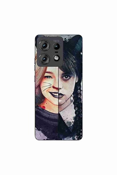 OEM Husa compatibila cu Motorola Edge 50 Pro Silicon Gel Tpu Model Wednesday ...