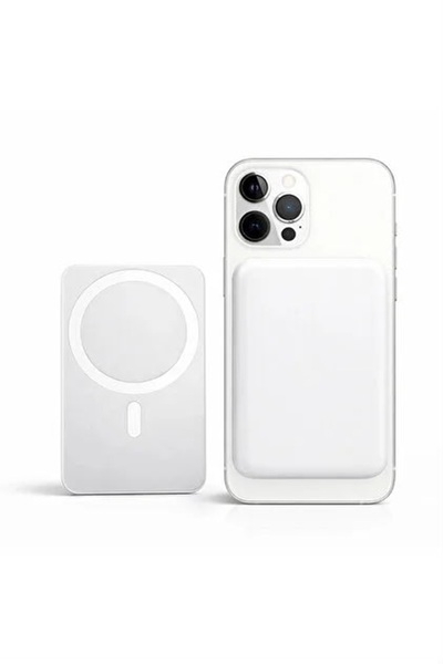 MRKAY Battery Pack Iphone Uyumlu Powerbank Kablosuz Şarj Cihazı Şarj Aleti 50...