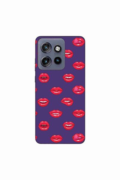 OEM Husa compatibila cu Motorola Edge 50 Neo Silicon Gel Tpu Model Buze Pattern