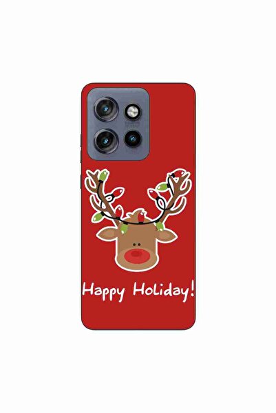 OEM Husa compatibila cu Motorola Edge 50 Neo Silicon Gel Tpu Model Craciun Re...