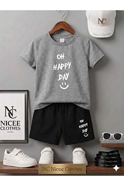 NC Nicee Clothes ΚΑΛΟΚΑΙΡΙΝΟ ΠΑΙΔΙΚΟ ΜΠΛΟΥΖΑΚΙ ΚΑΙ ΣΟΡΤΣ UNISEX (ΕΚΤΥΠΩΣΗ OH ...
