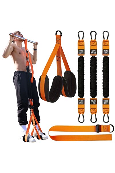 Mardil Chingi de asistență pentru tracțiuni, reglabile, 34-102 kg, Portocaliu...