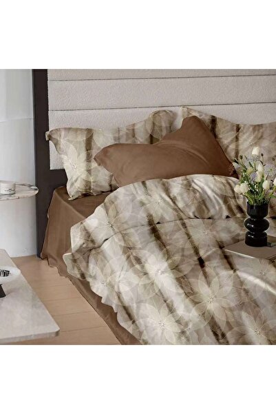 Pucioasa Lenjerie pat dublu Finet Gros 6 piese, Cearceaf cu elastic 160x200/1...