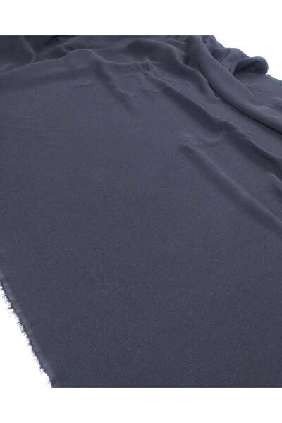 Kumaş Parça Black Crepe Fabric with Flexible Body and Draped Design for Trous...