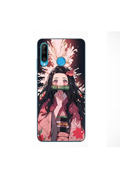 OEM Husa compatibila cu Huawei P30 Lite Silicon Gel Tpu Model Demon Slayer Ne...