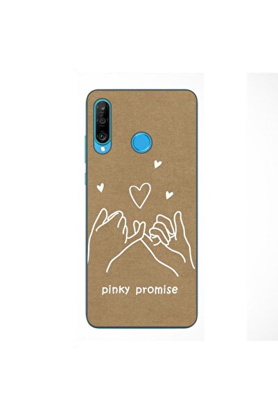 OEM Husa compatibila cu Huawei P30 Lite Silicon Gel Tpu Model BFF Pinky Promise