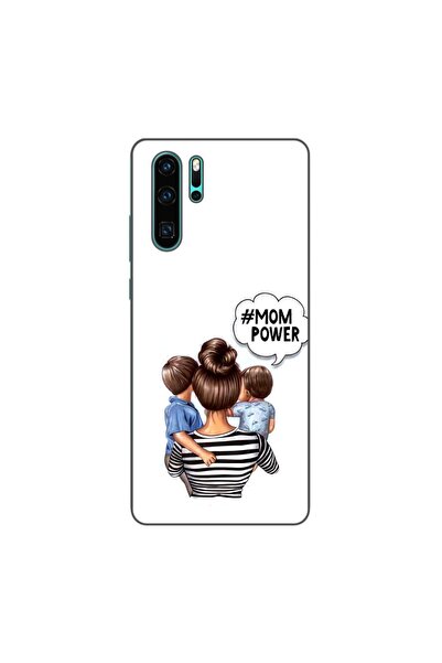 OEM Θήκη συμβατή με Huawei P30 Pro από σιλικόνη gel TPU, σχέδιο  "Μαμά αγοριών "