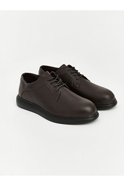 LC Waikiki Brown Leather Look Men's Classic Shoes