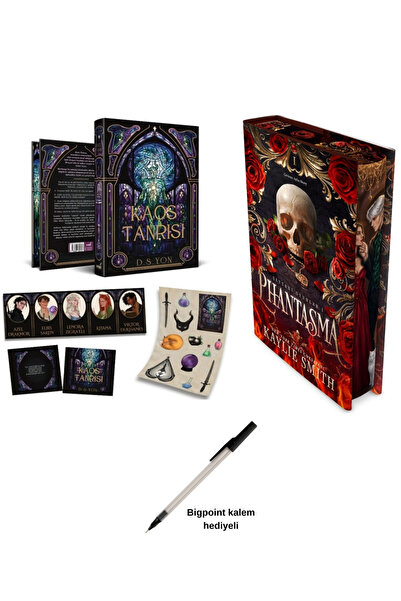 İndigo Kitap Kaos Tanrısı D.S Yon / Phantasma Kaylıe Smith 2 Kitap Ciltli