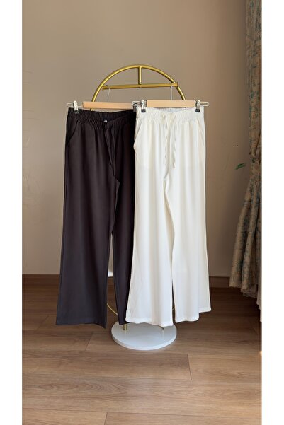 NG BUTİK COLLECTİON KADIN GİYİM PALAZZO PANTOLON KAHVERENGİ