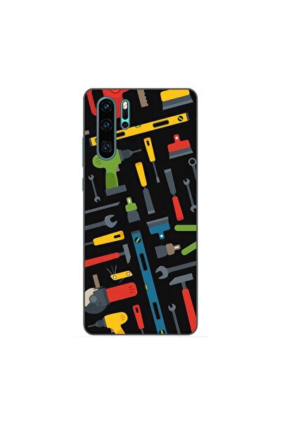 OEM Husa compatibila cu Huawei P30 Pro Silicon Gel Tpu Model Unelte Pattern
