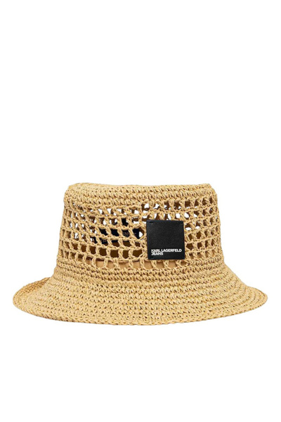 Karl Lagerfeld Γυναικείο Bucket Καπέλο Μπεζ Jeans A2W33033-106