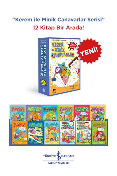 TÜRKİYE İŞ BANKASI KÜLTÜR YAYINLARI Tiny Monsters with Kerem – All Adventures...