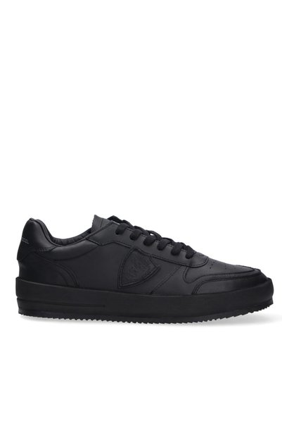 Philippe Model Ανδρικά Δερμάτινα Nice Sneakers Μαύρα VNLUV004-NOIR NOIR