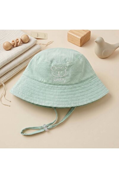 benitto kids Bağlamalı Balıkçı Bebek Şapkası 7042