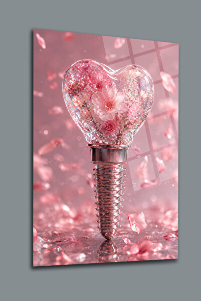 glassartdesign Tabloul de sticlă dentară-6 Tabloul Poliklinikii Dentare