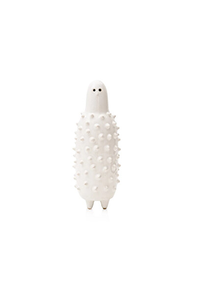 Midas Furniture CERAMIC SCULPTURE 9X9X22 CM WHITE
