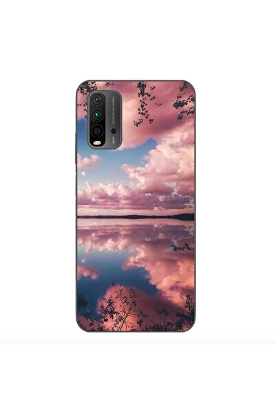 OEM Husa compatibila cu Xiaomi Redmi 9T Silicon Gel Tpu Model Pink Clouds
