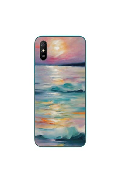OEM Case compatible with Xiaomi Redmi 9A Silicone Gel Tpu Pattern Watercolor ...