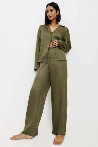 Triumph Silky Sensuality Trousers Pijama Altı Zeytin Yeşili