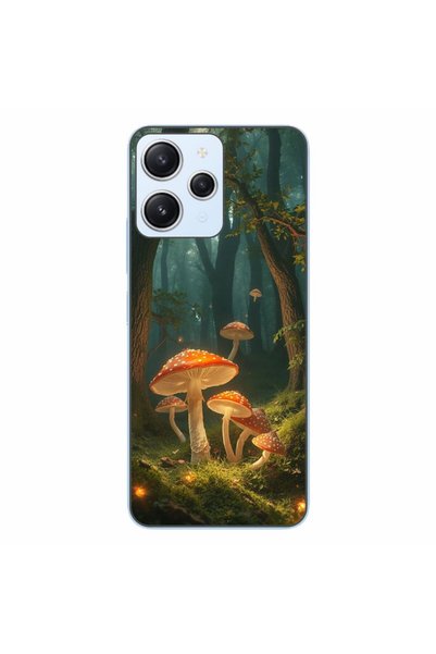 OEM Θήκη συμβατή με Xiaomi Redmi 12 4G από σιλικόνη TPU με σχέδιο φωτεινών μα...