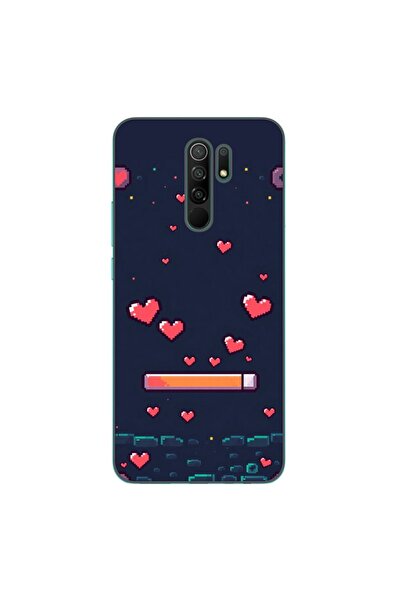 OEM Husa compatibila cu Xiaomi Redmi 9 Silicon Gel Tpu Model Pixelated Healthbar