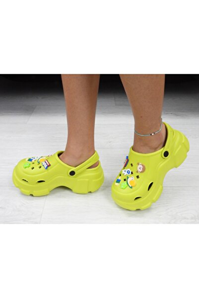 Tonii Clogs with decorative Toy Story accessories, thick sole and comfortable...
