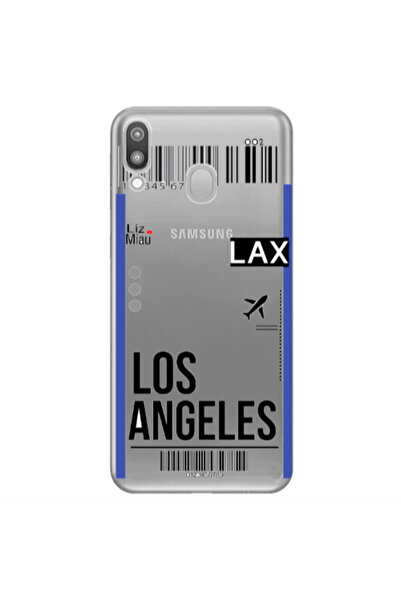 Other Samsung M20 Los angeles Transparent Silicone TPU Θήκη