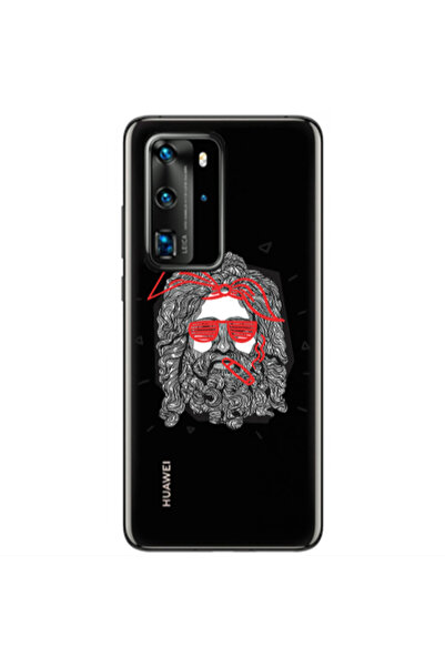 Other Huawei P40 Pro Cool glasses Transparent Silicone TPU Θήκη
