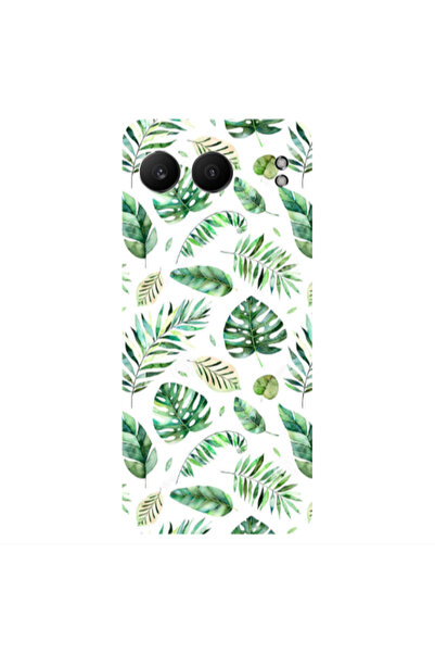 Other Oneplus Nord 4 Green laves 2 Transparent Silicone TPU Θήκη